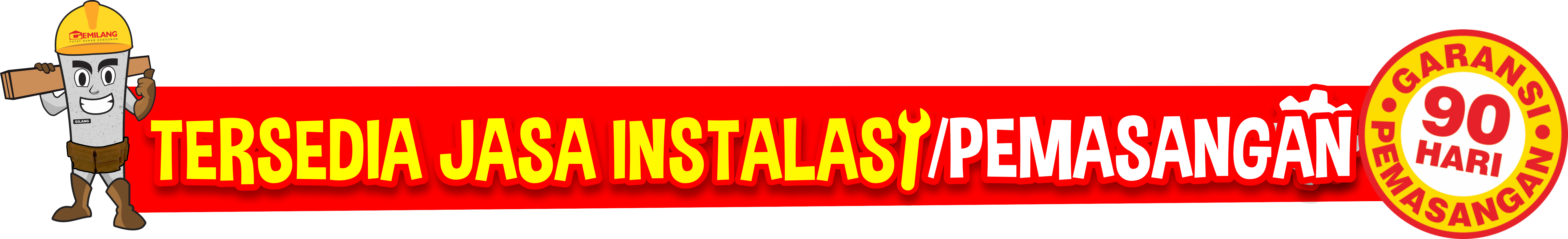 Banner jasa instalasi jendela